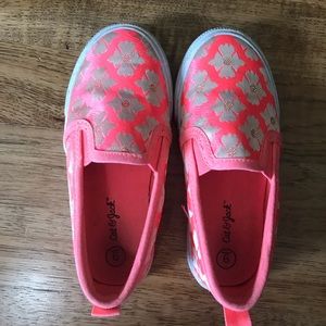 Cat and Jack slip on shoes size 9